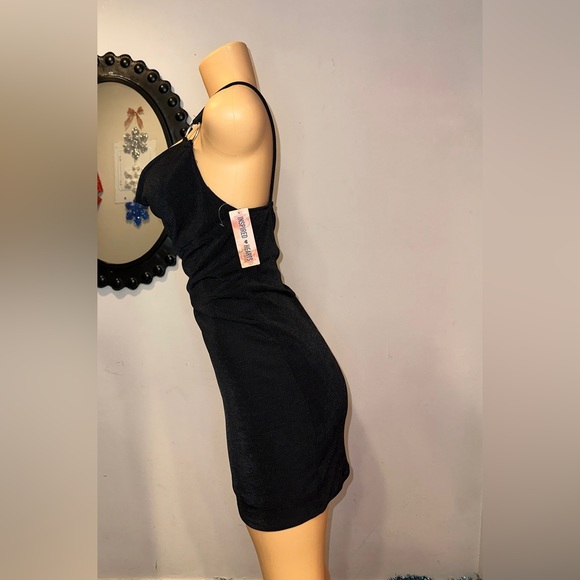 NWT INSPIRED HEART BLACK DRESS INSPIRED HEART  BODYCON  SIZE L (32) - Picture 5 of 8